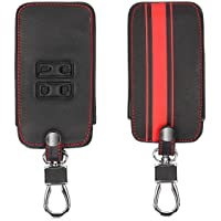 kwmobile Funda Compatible con Renault Llave de Coche Smart Key de 4 Botones (Solo Keyless Go) - Cubierta de Cuero…